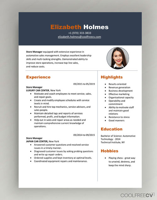 modern_resume_with_photo01 The Advanced Guide To resume
