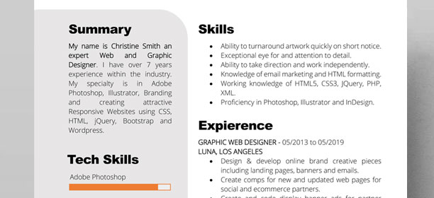 skills in perfect resume